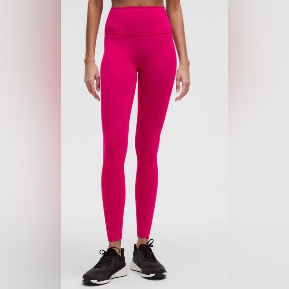 Lululemon NWOT Wunder Train High Rise Tights 28” Leggings Passionate Size 0